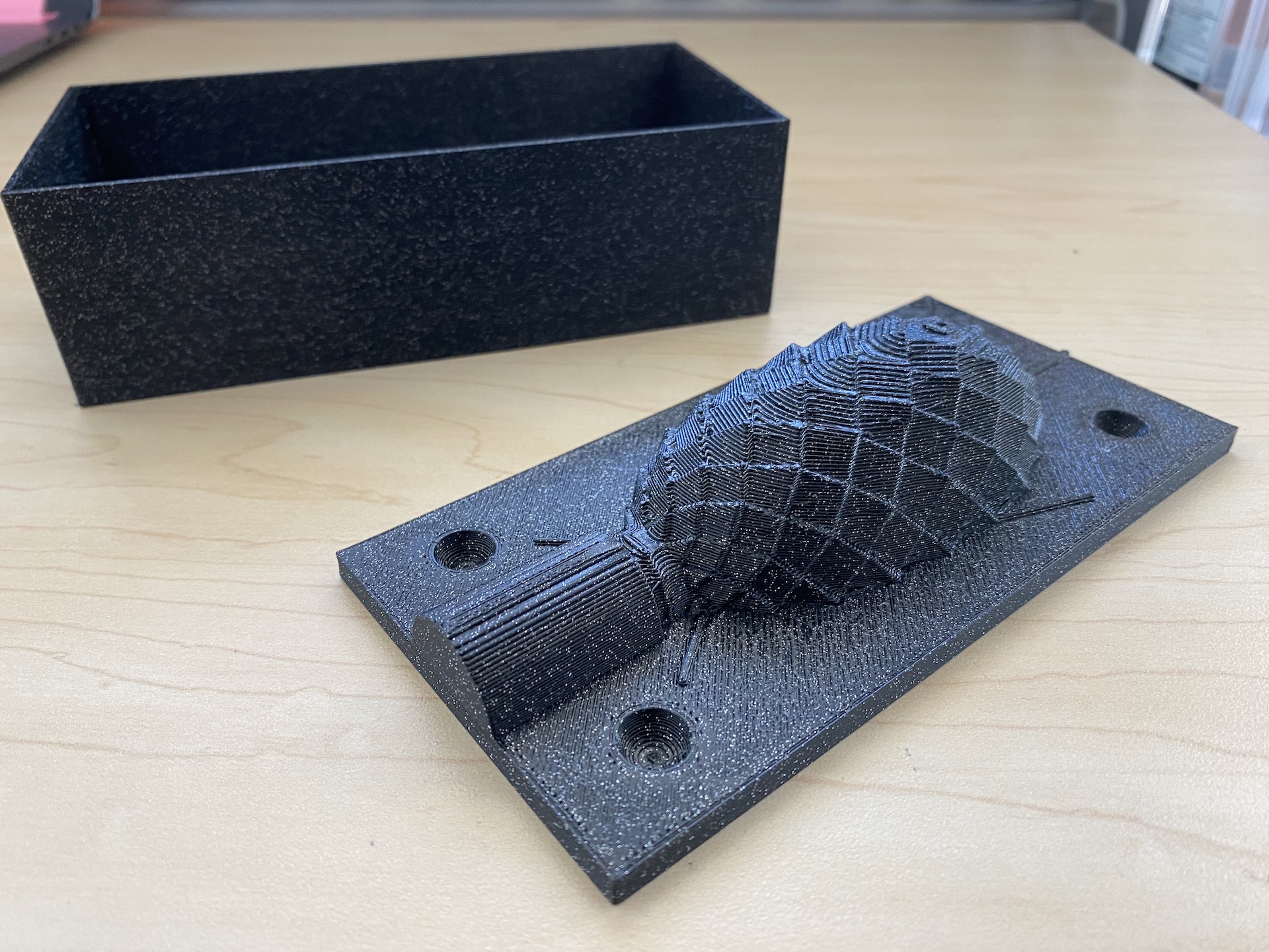 Two part final 3D printed mold